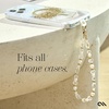 image:imageCaseMate Beaded Phone Charm  Detachable Anti Theft Strap  HandsFree iPhone Wrist Strap for Women  Phone Chain Wristlet  Fits Galaxy Pixel and More  Crystal Pearl GoldCrystal Pearl Gold