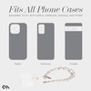 image:imageCaseMate Beaded Phone Charm  Detachable Anti Theft Strap  HandsFree iPhone Wrist Strap for Women  Phone Chain Wristlet  Fits Galaxy Pixel and More  Crystal Pearl GoldCrystal Pearl
