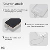 image:imageCaseMate Beaded Phone Charm  Detachable Anti Theft Strap  HandsFree iPhone Wrist Strap for Women  Phone Chain Wristlet  Fits Galaxy Pixel and More  Crystal Pearl GoldDainty Silver Chain