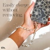 image:imageCaseMate Beaded Phone Charm  Detachable Anti Theft Strap  HandsFree iPhone Wrist Strap for Women  Phone Chain Wristlet  Fits Galaxy Pixel and More  Crystal Pearl GoldCrystal Pearl