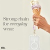 image:imageCaseMate Beaded Phone Charm  Detachable Anti Theft Strap  HandsFree iPhone Wrist Strap for Women  Phone Chain Wristlet  Fits Galaxy Pixel and More  Crystal Pearl GoldSugar Rush