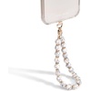 image:imageCaseMate Beaded Phone Charm  Detachable Anti Theft Strap  HandsFree iPhone Wrist Strap for Women  Phone Chain Wristlet  Fits Galaxy Pixel and More  Crystal Pearl GoldWhite Marble