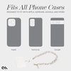 image:imageCaseMate Beaded Phone Charm  Detachable Anti Theft Strap  HandsFree iPhone Wrist Strap for Women  Phone Chain Wristlet  Fits Galaxy Pixel and More  Crystal Pearl GoldCrystal Pearl Gold