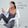 image:imageCaseMate Crossbody Phone Lanyard Works with All Phones HandsFree Strap  Leather Cell Phone Charm  Neck Chain Holder for iPhone 17 Pro Max 16 Pro Max 151413S26 Ultra  Gold Chain Tan LeatherBlack