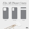 image:imageCaseMate Crossbody Phone Lanyard Works with All Phones HandsFree Strap  Leather Cell Phone Charm  Neck Chain Holder for iPhone 17 Pro Max 16 Pro Max 151413S26 Ultra  Gold Chain Tan LeatherGold