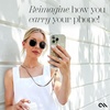 image:imageCaseMate Crossbody Phone Lanyard Works with All Phones HandsFree Strap  Leather Cell Phone Charm  Neck Chain Holder for iPhone 17 Pro Max 16 Pro Max 151413S26 Ultra  Gold Chain Tan LeatherGold Chain Black Leather