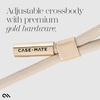 image:imageCaseMate Crossbody Phone Lanyard Works with All Phones HandsFree Strap  Leather Cell Phone Charm  Neck Chain Holder for iPhone 17 Pro Max 16 Pro Max 151413S26 Ultra  Gold Chain Tan LeatherBeige Rope