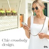 image:imageCaseMate Crossbody Phone Lanyard Works with All Phones HandsFree Strap  Leather Cell Phone Charm  Neck Chain Holder for iPhone 17 Pro Max 16 Pro Max 151413S26 Ultra  Gold Chain Tan LeatherGold Chain Black Leather