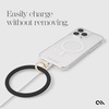 image:imageCaseMate Phone Charm Bangle Bracelet  Detachable Wristlet Keychain for Women  HandsFree iPhone Wrist Strap with Tether Tab  Key Ring Bracelet for Galaxy Pixel and Phone Cases  StardustBlack
