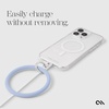 image:imageCaseMate Phone Charm Bangle Bracelet  Detachable Wristlet Keychain for Women  HandsFree iPhone Wrist Strap with Tether Tab  Key Ring Bracelet for Galaxy Pixel and Phone Cases  StardustPale Blue
