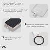 image:imageCaseMate Phone Charm Bangle Bracelet  Detachable Wristlet Keychain for Women  HandsFree iPhone Wrist Strap with Tether Tab  Key Ring Bracelet for Galaxy Pixel and Phone Cases  StardustBlack