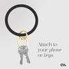 image:imageCaseMate Phone Charm Bangle Bracelet  Detachable Wristlet Keychain for Women  HandsFree iPhone Wrist Strap with Tether Tab  Key Ring Bracelet for Galaxy Pixel and Phone Cases  StardustBlack