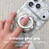 image:imageCaseMate Soap Bubble MagneticMagSafe Phone Grip  Detachable Loop Grip  Phone Holder for Hand  Soft Collapsible Magnetic Finger Loop Holder for iPhone 17 Pro Max16 Pro1514Pixel 10  IridescentFloral Gems