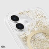 image:imageCaseMate iPhone 17 Case  Floral Gems  Compatible with MagSafe  Stylish Sparkly Floral Phone Case with 12ft Drop Protection  Premium Magnetic Cover for iPhone 17Gold