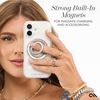image:imageCaseMate iPhone 17 Case  Floral Gems  Compatible with MagSafe  Stylish Sparkly Floral Phone Case with 12ft Drop Protection  Premium Magnetic Cover for iPhone 17Silver