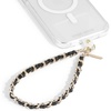 image:imageCaseMate Beaded Phone Charm  Detachable Anti Theft Strap  HandsFree iPhone Wrist Strap for Women  Phone Chain Wristlet  Fits Galaxy Pixel and More  Crystal Pearl GoldBlack Leather