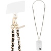 image:imageCaseMate Crossbody Phone Lanyard Works with All Phones HandsFree Strap  Leather Cell Phone Charm  Neck Chain Holder for iPhone 17 Pro Max 16 Pro Max 151413S26 Ultra  Gold Chain Tan LeatherGold Chain Black Leather