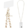 image:imageCaseMate Crossbody Phone Lanyard Works with All Phones HandsFree Strap  Leather Cell Phone Charm  Neck Chain Holder for iPhone 17 Pro Max 16 Pro Max 151413S26 Ultra  Gold Chain Tan LeatherGold Chain Tan Leather