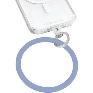 image:imageCaseMate Phone Charm Bangle Bracelet  Detachable Wristlet Keychain for Women  HandsFree iPhone Wrist Strap with Tether Tab  Key Ring Bracelet for Galaxy Pixel and Phone Cases  StardustPale Blue
