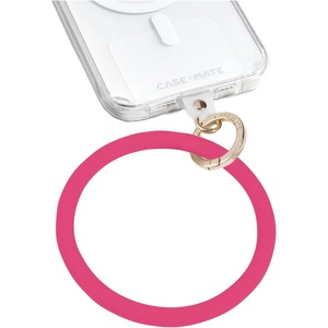 image:imageCaseMate Phone Charm Bangle Bracelet  Detachable Wristlet Keychain for Women  HandsFree iPhone Wrist Strap with Tether Tab  Key Ring Bracelet for Galaxy Pixel and Phone Cases  StardustFuchsia