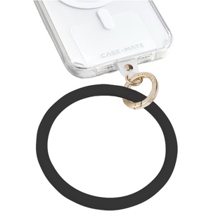 image:imageCaseMate Phone Charm Bangle Bracelet  Detachable Wristlet Keychain for Women  HandsFree iPhone Wrist Strap with Tether Tab  Key Ring Bracelet for Galaxy Pixel and Phone Cases  StardustBlack
