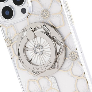image:imageCaseMate Soap Bubble MagneticMagSafe Phone Grip  Detachable Loop Grip  Phone Holder for Hand  Soft Collapsible Magnetic Finger Loop Holder for iPhone 17 Pro Max16 Pro1514Pixel 10  IridescentFloral Gems