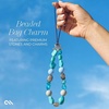 image:imageCaseMate Bag Charm for Tote Bag Handbags Purse and Cooler  BeachReady Cute Beaded Charm  Waterproof and NonTarnishTurquoise Stone