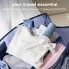 image:imageCaseMate Essential Crinkle Bow Makeup Bag  Ballet Pink  Waterproof Zipper Pouch  Daily Use Travel Pouch for Toiletries and Beach Essentials  Small Cosmetic Bag for Secure StorageIvory Pearl