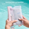 image:imageCaseMate IP68 Waterproof Phone Pouch  Citrus Splash  Touchscreen Floating Waterproof Phone Case with Crossbody Lanyard  Fits All Phones  Beach Cruise Ship Travel EssentialsBallet Pink Clear