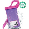 image:imageCaseMate IP68 Waterproof Phone Pouch  Citrus Splash  Touchscreen Floating Waterproof Phone Case with Crossbody Lanyard  Fits All Phones  Beach Cruise Ship Travel EssentialsPurple Paradise
