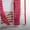 image:imageCaseMate Jelly Tote BagClear Cherry Gingham Eyelet Ruffle