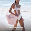 image:imageCaseMate Large Jelly Cooler Tote with Crossbody Strap  Ballet Pink Bow  12L Waterproof Soft Cooler Bag wZippered Insulation  Keeps Drinks Cold for 24 hrs Travel Tote for Beach amp Weekend Getaways