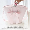 image:imageCaseMate Large Jelly Cooler Tote with Crossbody Strap  Ballet Pink Bow  12L Waterproof Soft Cooler Bag wZippered Insulation  Keeps Drinks Cold for 24 hrs Travel Tote for Beach amp Weekend Getaways