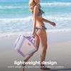image:imageCaseMate Soap Bubble Large Jelly Cooler Tote wCrossbody Strap Iridescent  12L Waterproof Soft Cooler Bag wZippered Insulation  Keeps Drinks Cold for 24 hrs Travel Tote for Beach amp Weekend Getaways