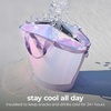 image:imageCaseMate Soap Bubble Large Jelly Cooler Tote wCrossbody Strap Iridescent  12L Waterproof Soft Cooler Bag wZippered Insulation  Keeps Drinks Cold for 24 hrs Travel Tote for Beach amp Weekend Getaways