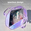image:imageCaseMate Soap Bubble Large Jelly Cooler Tote wCrossbody Strap Iridescent  12L Waterproof Soft Cooler Bag wZippered Insulation  Keeps Drinks Cold for 24 hrs Travel Tote for Beach amp Weekend Getaways