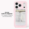 image:imageCaseMate Soap Bubble iPhone 17 Pro Case  Iridescent Waterfall  Compatible with MagSafe  Stylish Liquid Glitter Phone Case w12ft Drop Protection  Premium Magnetic Cover for iPhone 17 ProBallet Pink Twinkle