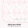 image:imageCaseMate Soap Bubble iPhone 17 Pro Case  Iridescent Waterfall  Compatible with MagSafe  Stylish Liquid Glitter Phone Case w12ft Drop Protection  Premium Magnetic Cover for iPhone 17 ProBallet Pink Bow