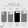image:imageCaseMate iPhone Air Case Compatible with MagSafe  Stylish Marble Phone Case with 12ft Drop Protection  Premium Magnetic Cover for iPhone Air  Karat GranitePeach Iridescent