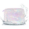 image:imageCaseMate Essential Crinkle Bow Makeup Bag  Ballet Pink  Waterproof Zipper Pouch  Daily Use Travel Pouch for Toiletries and Beach Essentials  Small Cosmetic Bag for Secure StorageIridescent