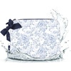image:imageCaseMate Essential Crinkle Bow Makeup Bag  Something Navy  Waterproof Zipper Pouch  Daily Use Travel Pouch for Toiletries and Beach Essentials  Small Cosmetic Bag for Secure Storage