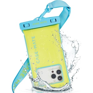 image:imageCaseMate IP68 Waterproof Phone Pouch  Citrus Splash  Touchscreen Floating Waterproof Phone Case with Crossbody Lanyard  Fits All Phones  Beach Cruise Ship Travel EssentialsCitrus Splash