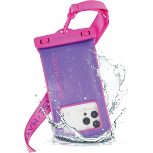 image:imageCaseMate IP68 Waterproof Phone Pouch  Citrus Splash  Touchscreen Floating Waterproof Phone Case with Crossbody Lanyard  Fits All Phones  Beach Cruise Ship Travel EssentialsPurple Paradise