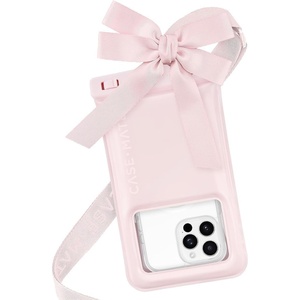 image:imageCaseMate IP68 Waterproof Phone Pouch  Citrus Splash  Touchscreen Floating Waterproof Phone Case with Crossbody Lanyard  Fits All Phones  Beach Cruise Ship Travel EssentialsBallet Pink