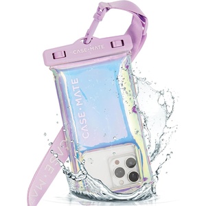 image:imageCaseMate IP68 Waterproof Phone Pouch  Citrus Splash  Touchscreen Floating Waterproof Phone Case with Crossbody Lanyard  Fits All Phones  Beach Cruise Ship Travel EssentialsIridescent
