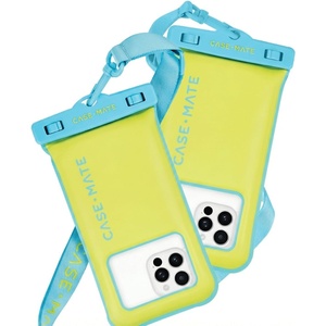 image:imageCaseMate IP68 Waterproof Phone Pouch  Citrus Splash  Touchscreen Floating Waterproof Phone Case with Crossbody Lanyard  Fits All Phones  Beach Cruise Ship Travel EssentialsCitrus Splash  2 Pack