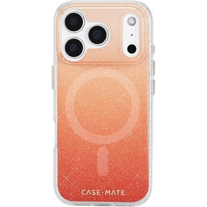 image:imageCaseMate Soap Bubble iPhone 17 Pro Case  Iridescent Waterfall  Compatible with MagSafe  Stylish Liquid Glitter Phone Case w12ft Drop Protection  Premium Magnetic Cover for iPhone 17 ProOrange