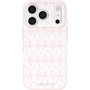 image:imageCaseMate Soap Bubble iPhone 17 Pro Case  Iridescent Waterfall  Compatible with MagSafe  Stylish Liquid Glitter Phone Case w12ft Drop Protection  Premium Magnetic Cover for iPhone 17 ProBallet Pink Bow