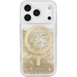 image:imageCaseMate Soap Bubble iPhone 17 Pro Case  Iridescent Waterfall  Compatible with MagSafe  Stylish Liquid Glitter Phone Case w12ft Drop Protection  Premium Magnetic Cover for iPhone 17 ProGold