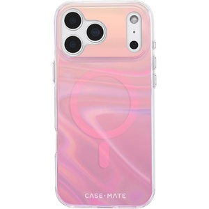 image:imageCaseMate iPhone 17 Pro Max Case  Gold Waterfall  Compatible with MagSafe  Stylish Liquid Glitter Phone Case with 12ft Drop Protection  Magnetic Cover for iPhone 17 Pro MaxPeach Iridescent